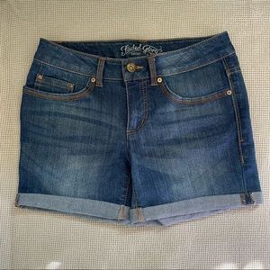 Faded glory denim shorts. Size 4.